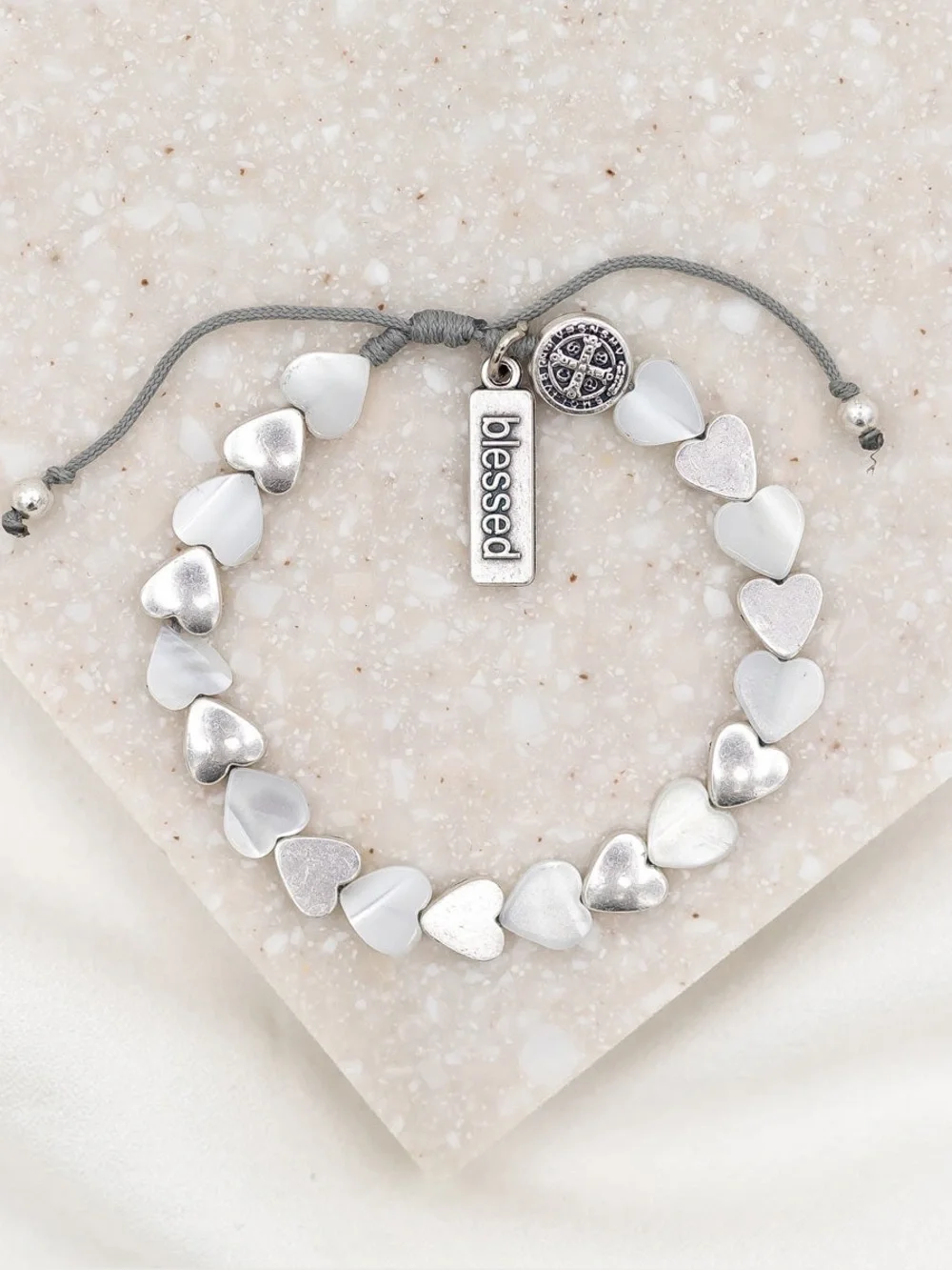 My Saint My Hero Sisters of the Heart Blessing Bracelets Duo